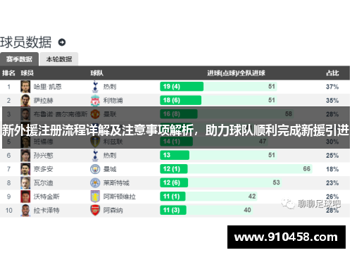 新外援注册流程详解及注意事项解析，助力球队顺利完成新援引进